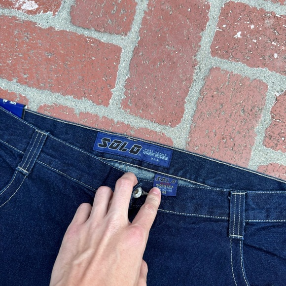 Deadstock Embroidered Solo Jeans (like jnco Jeans) - Picture 4 of 4